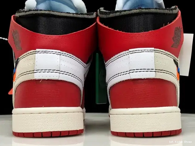 1st Kicks Jordan Air Off-White Ten AA3834-101 Chicago Retro 1 The 0524